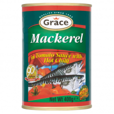 Grace Mackerel in Tomato with Hot Chilli Sauce Chunky - 400g